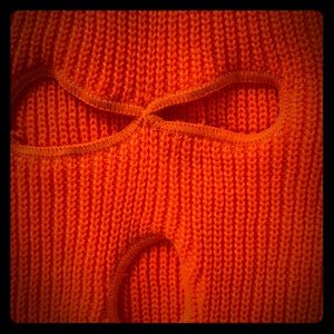 Orange Ski Mask